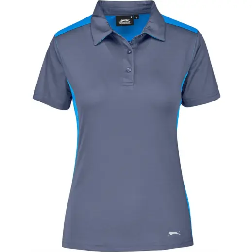 Ladies Glendower Golf Shirt Aqua Front